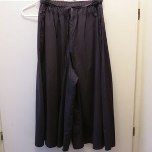 COS Navy Cotton Poplin Voluminous Culottes Pants size 6